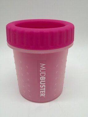 Dexas MudBuster Portable Dog Paw Cleaner Medium Pink